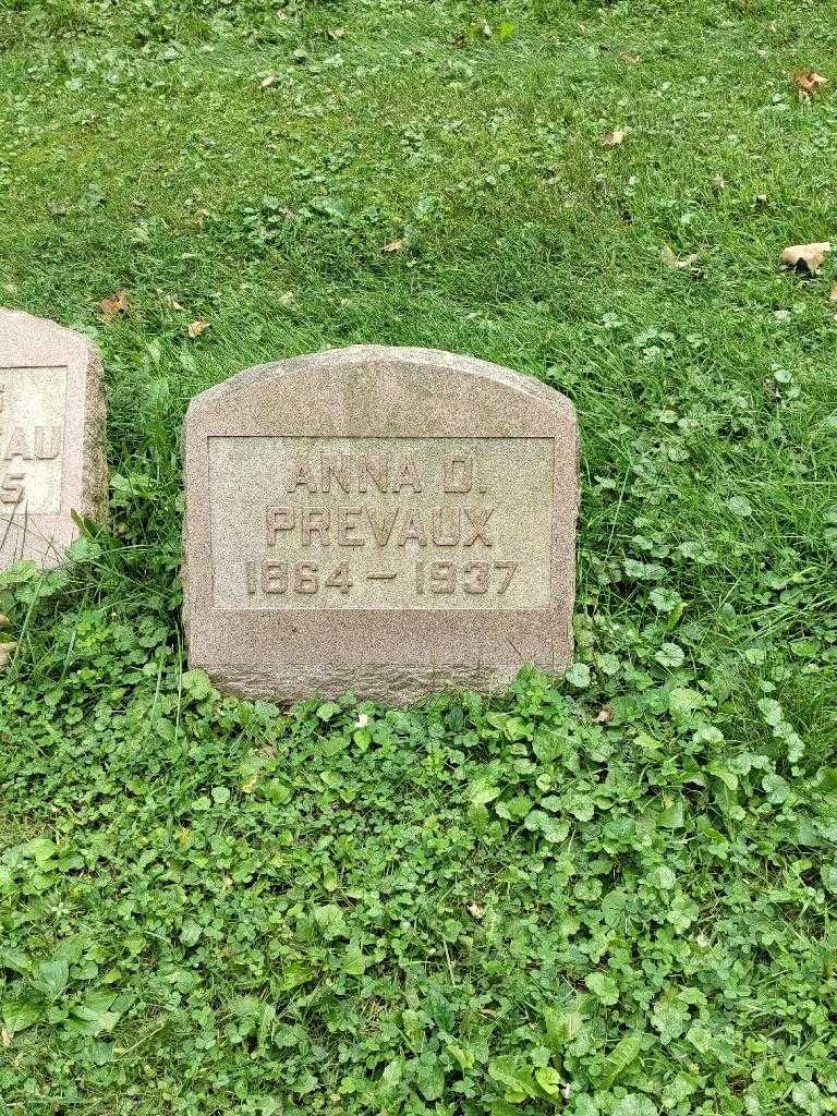 Anna DuChesneau Prevaux's grave. Photo 2