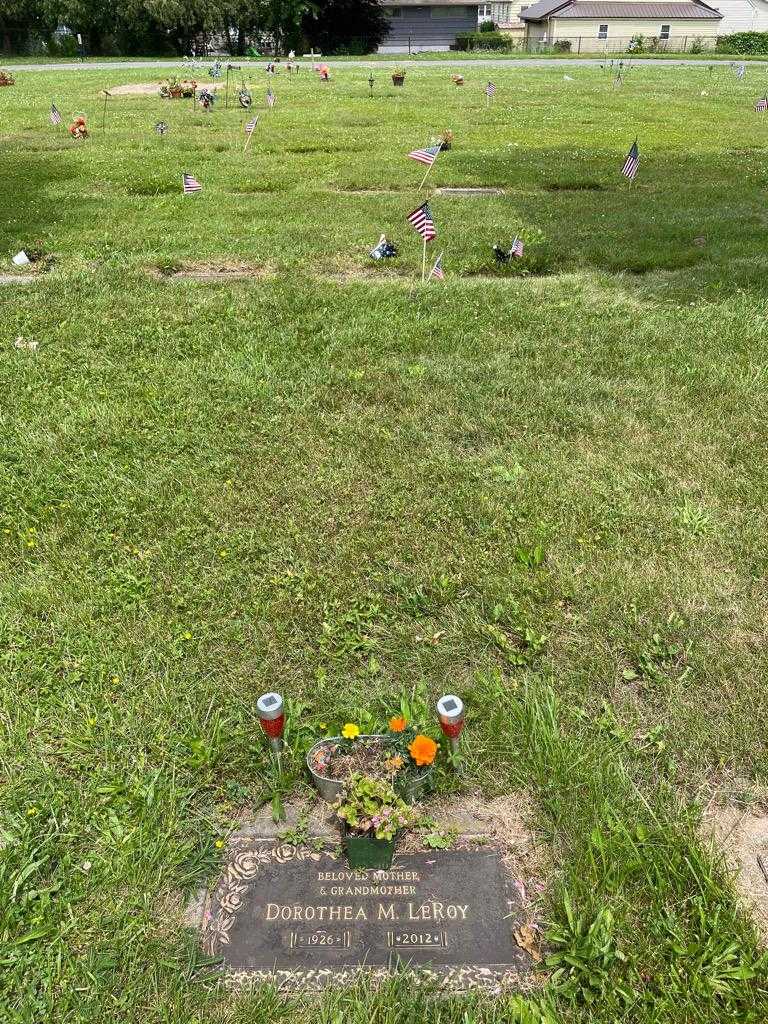 Dorothea M. LeRoy's grave. Photo 2