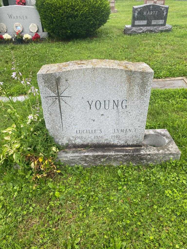 Lucille S. Young's grave. Photo 2