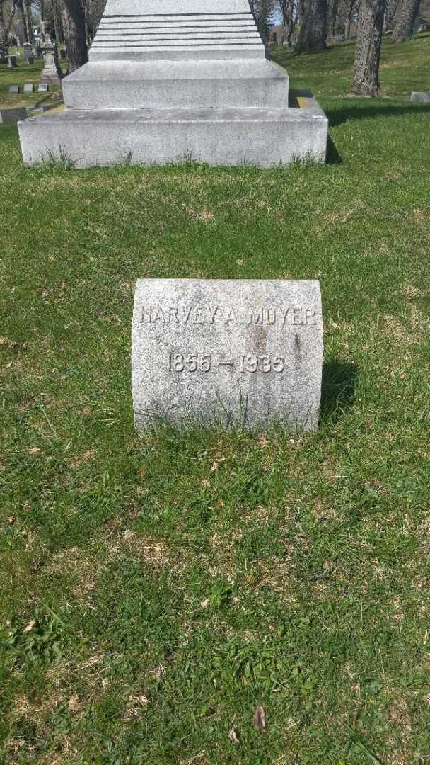 Harvey Allen Moyer's grave. Photo 2