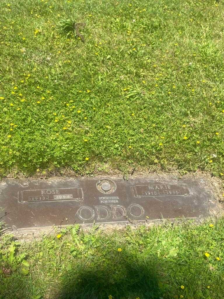 Marie Oddo's grave. Photo 3