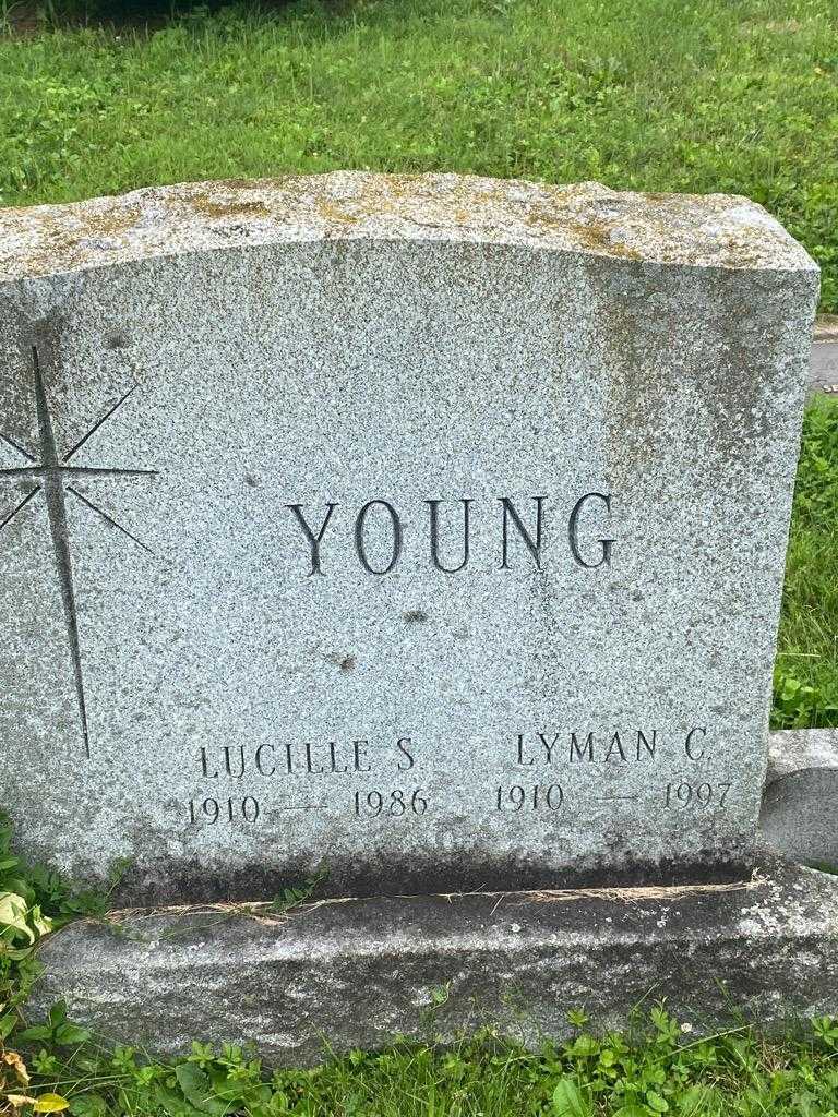 Lucille S. Young's grave. Photo 3