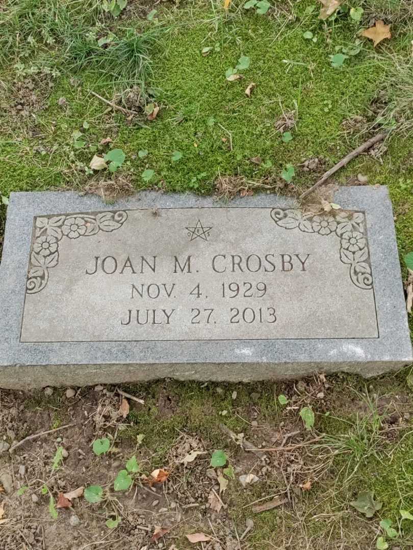 Joan M. Crosby's grave. Photo 3