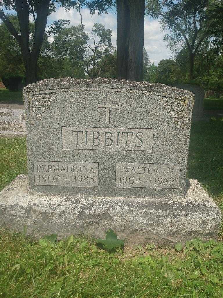 Walter A. Tibbits's grave. Photo 3