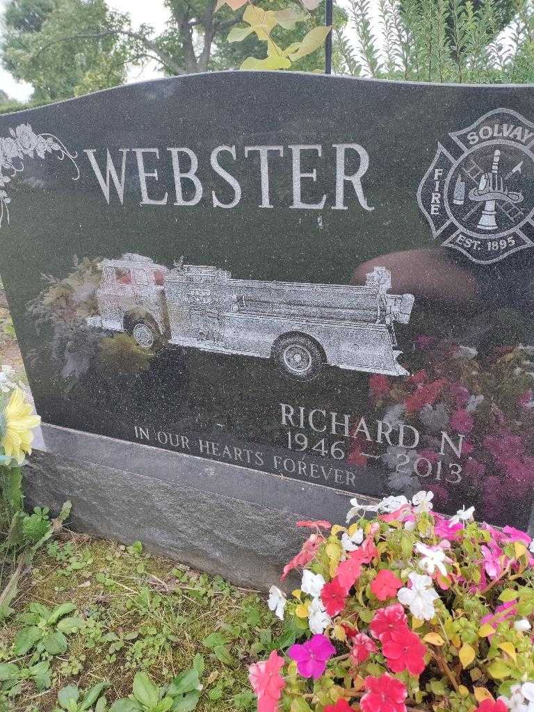 Richard N. Webster's grave. Photo 3
