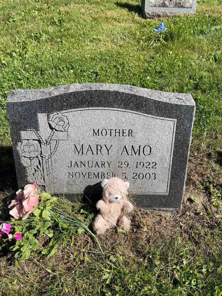 Mary Amo's grave. Photo 3