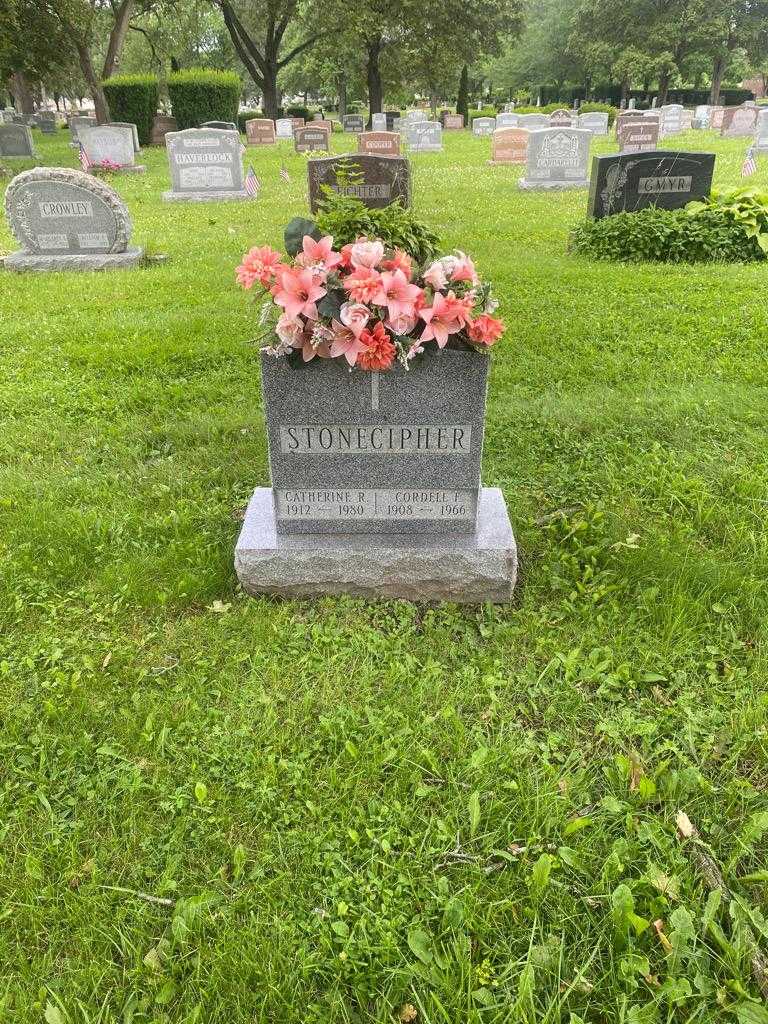Catherine R. Stonecipher's grave. Photo 2