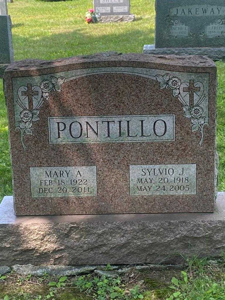 Mary A. Pontillo's grave. Photo 3