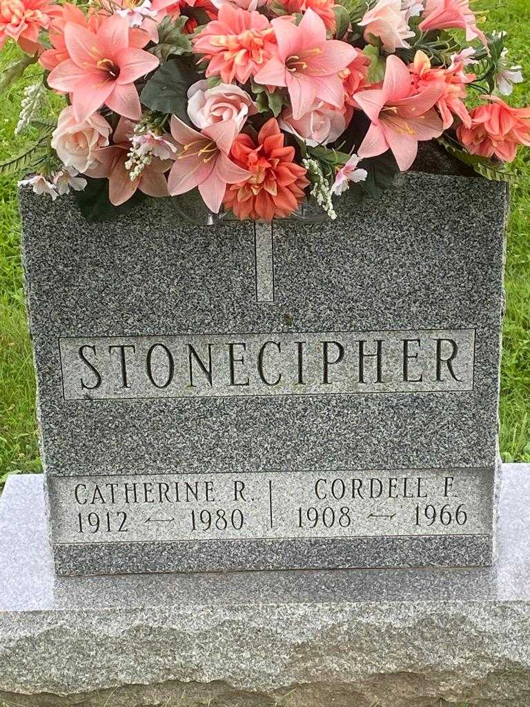 Catherine R. Stonecipher's grave. Photo 3