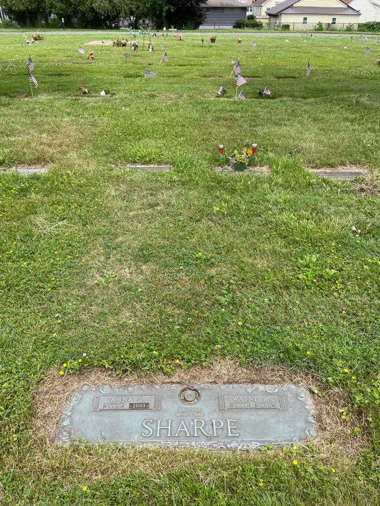 Wayne M. Sharpe's grave. Photo 2