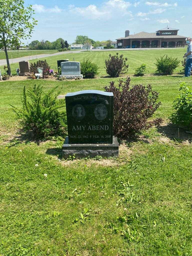 Amy Abend's grave. Photo 2
