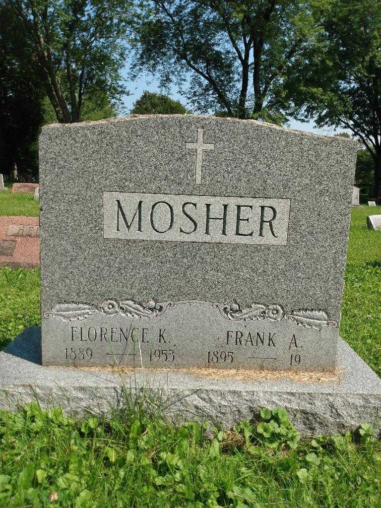 Frank A. Mosher's grave. Photo 2