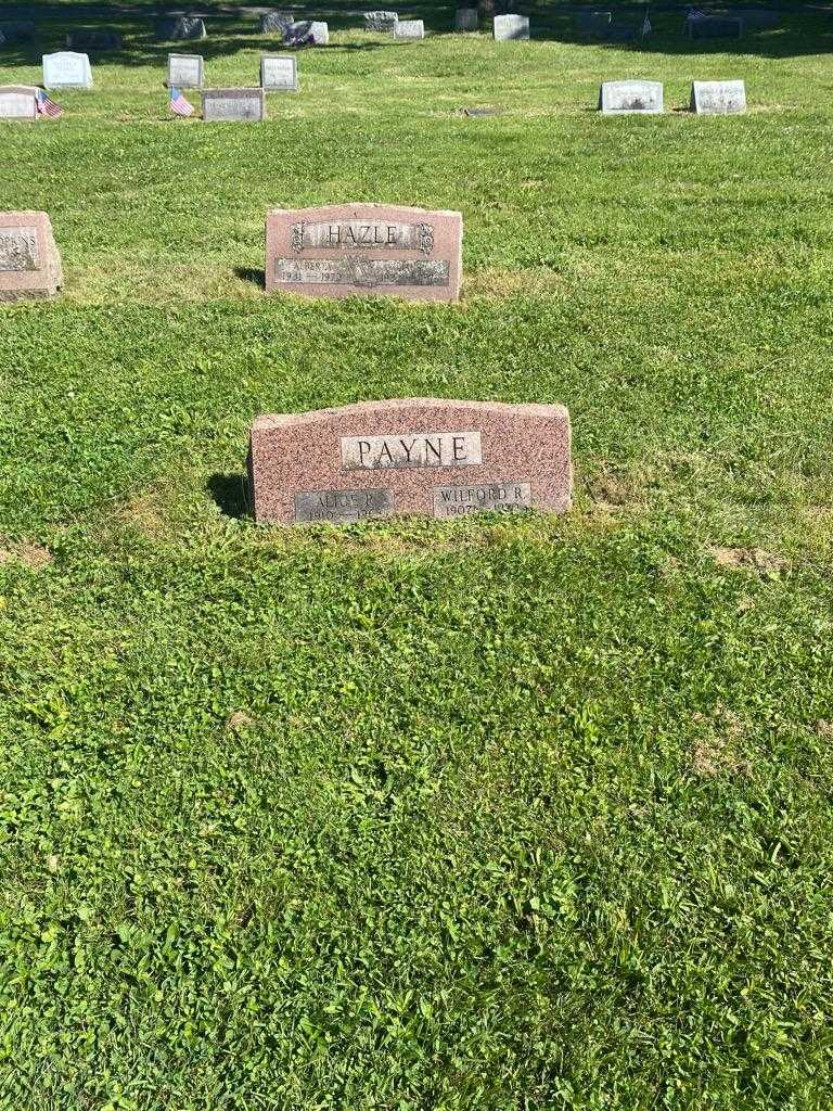 Wilford R. Payne's grave. Photo 2