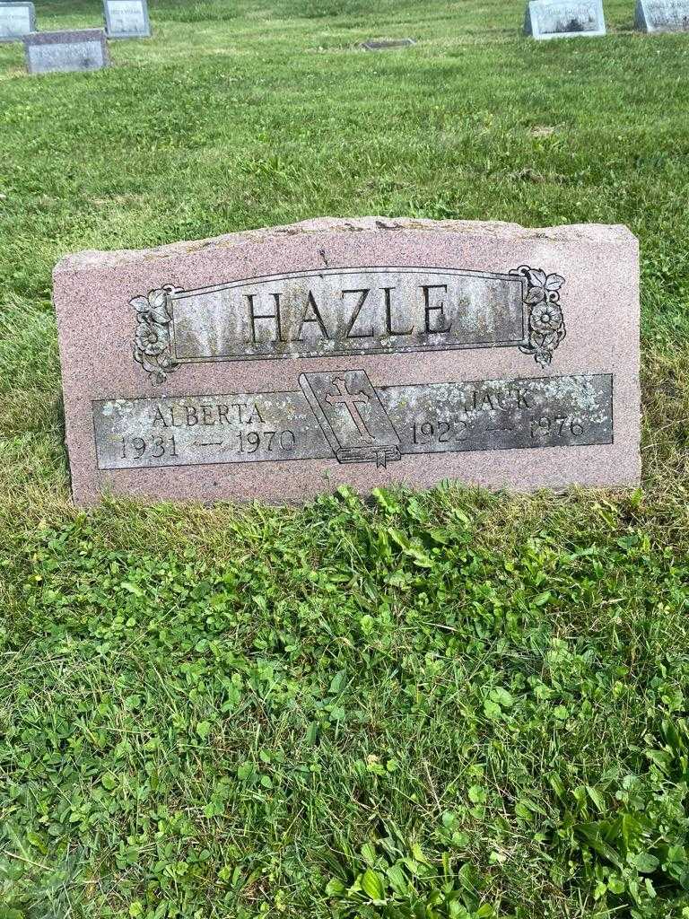 Jack A. Hazle's grave. Photo 3