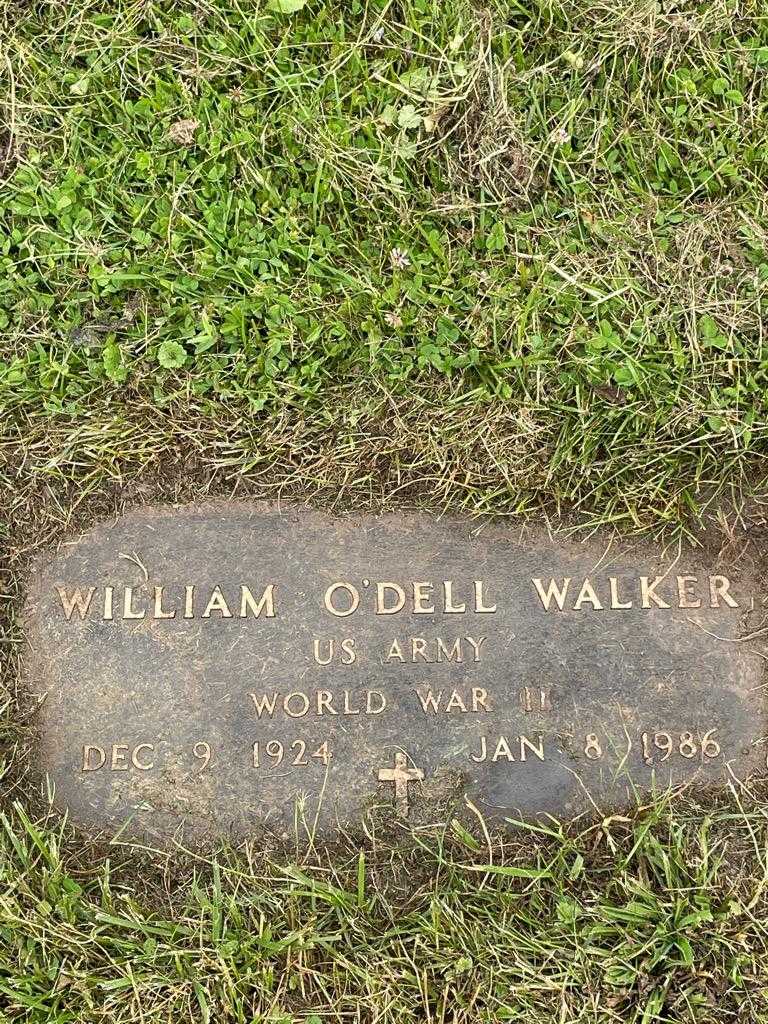 William O'Dell Walker's grave. Photo 3