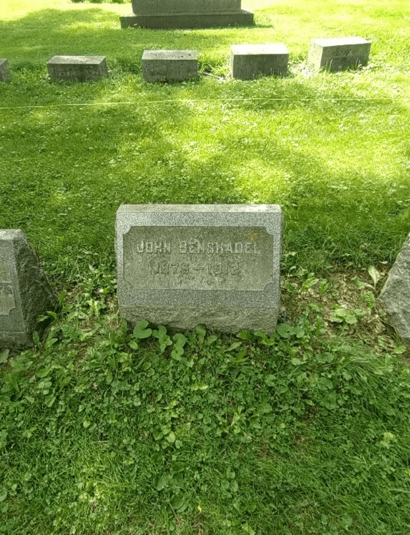 John Benshadel's grave. Photo 3