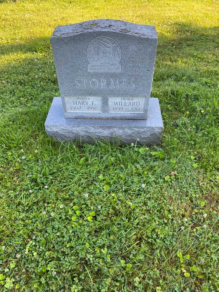 Mary E. Stormes's grave. Photo 2