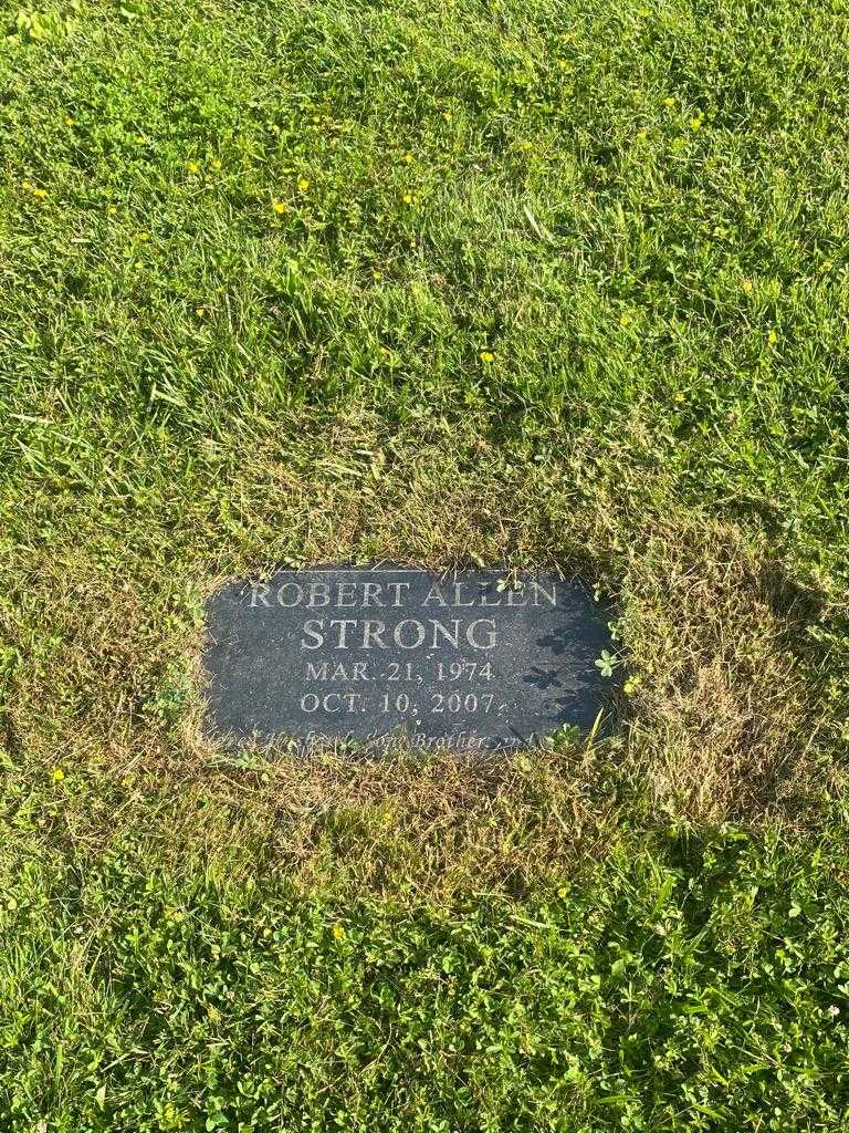 Robert Allen Strong's grave. Photo 3
