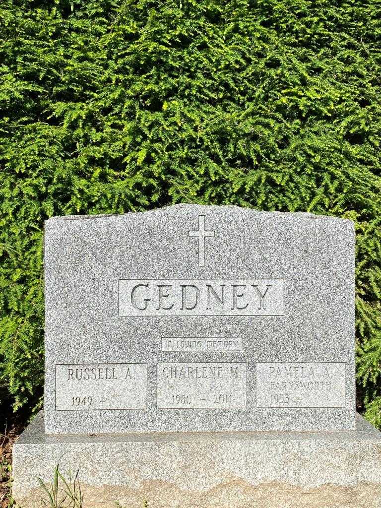 Charlene M. Gedney's grave. Photo 3