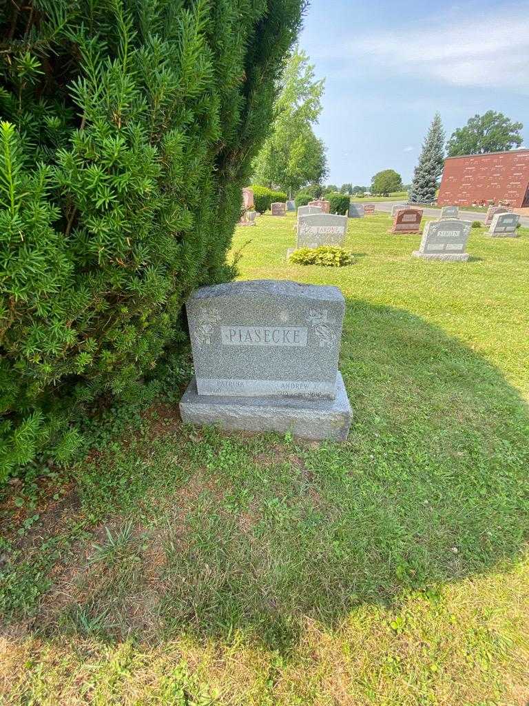 Andrew J. Piasecke's grave. Photo 1