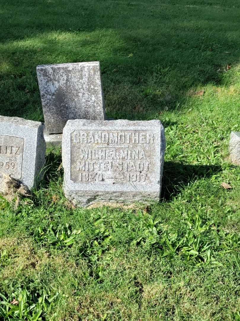 Wilhelmina Mittelstedt's grave. Photo 2