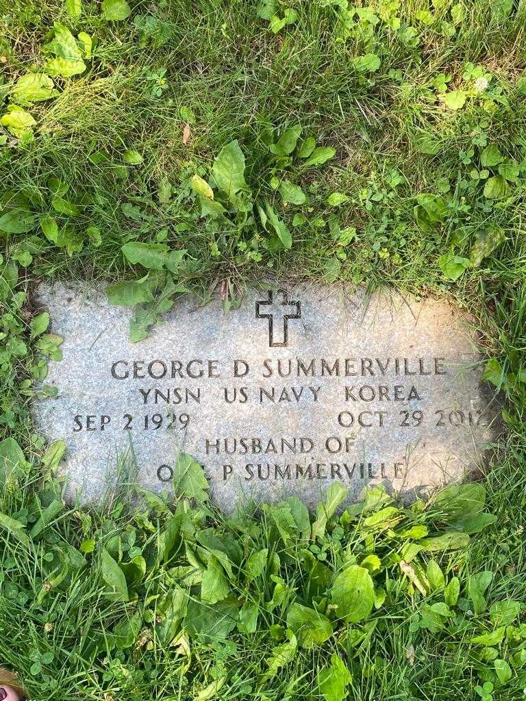 George D. Summerville's grave. Photo 7