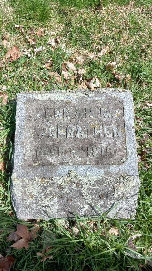 Herman M. Ungerathen's grave. Photo 3