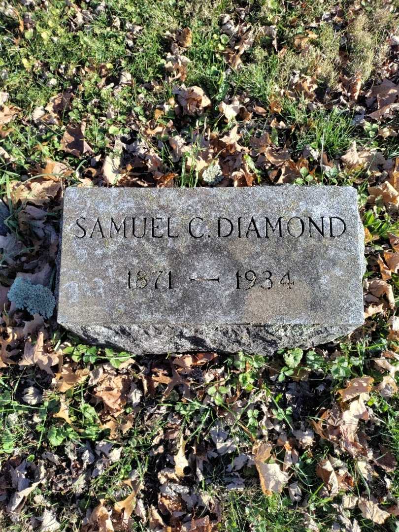 Samuel C. Diamond's grave. Photo 3