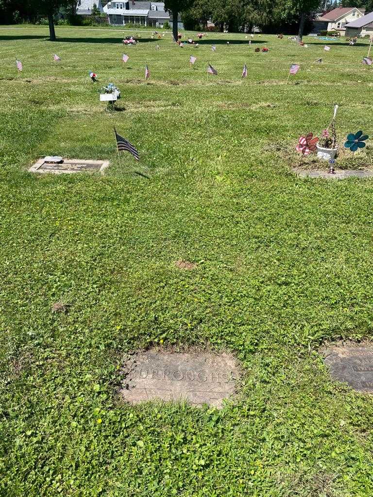 Frederick C. Burroughs Junior's grave. Photo 2