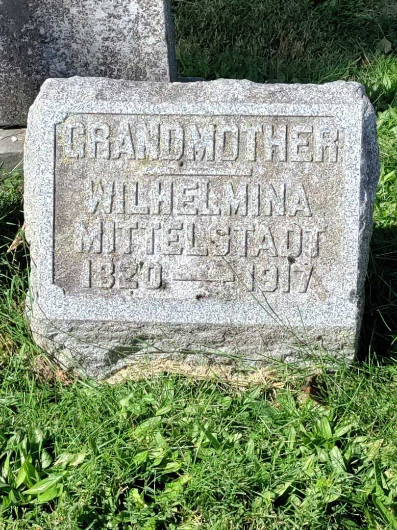 Wilhelmina Mittelstedt's grave. Photo 3