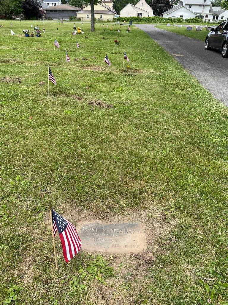 Harry V. Sessions's grave. Photo 2