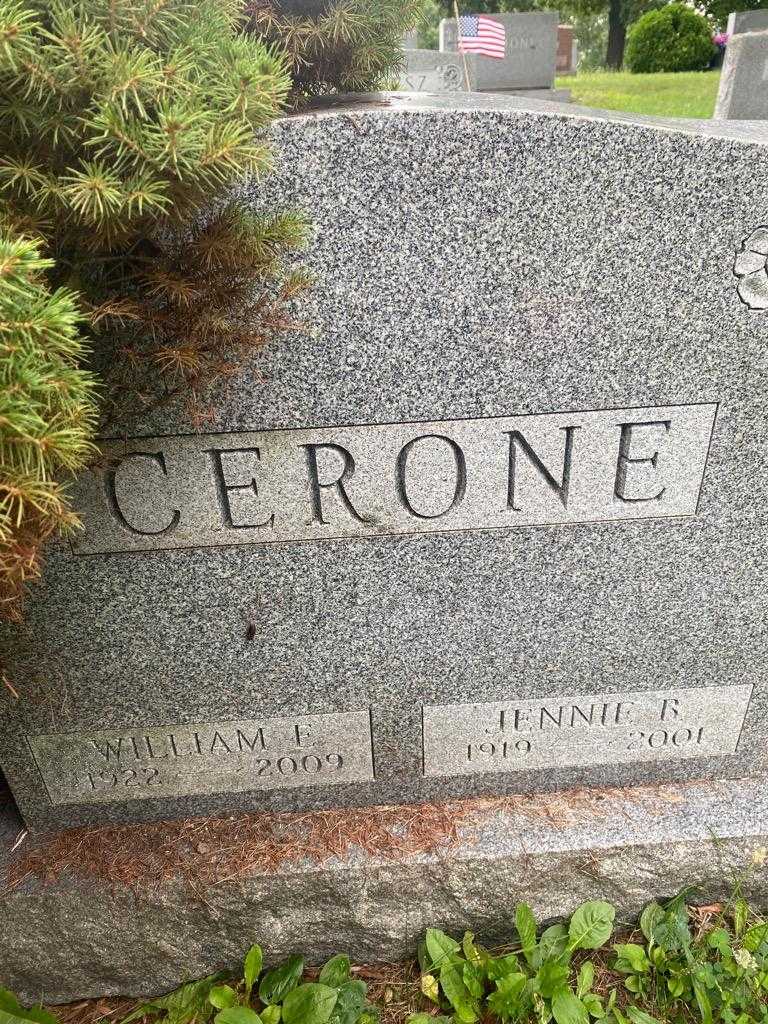 Jennie B. Cerone's grave. Photo 2