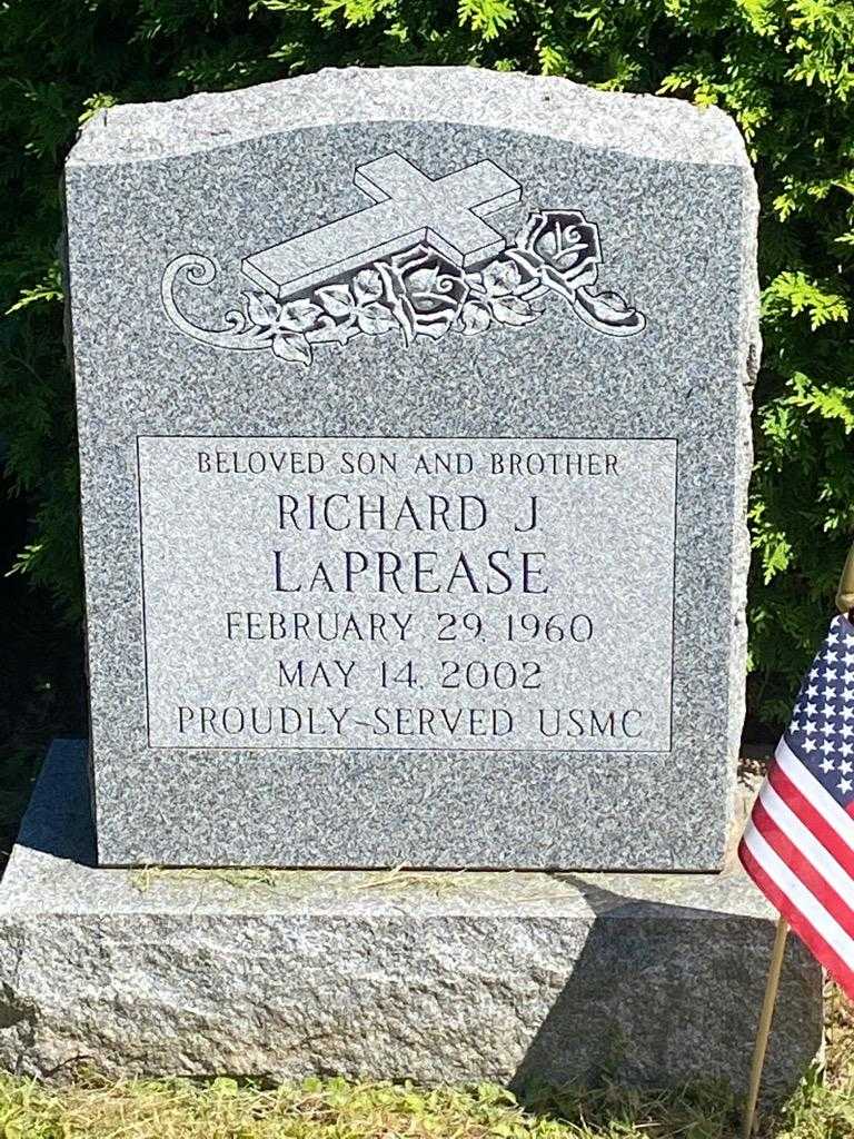 Richard J. LaPrease's grave. Photo 3