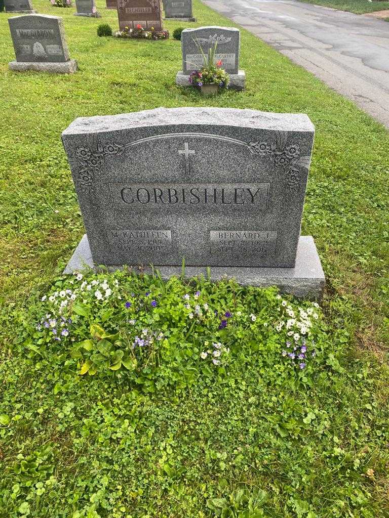 Bernard J. Corbishley's grave. Photo 2
