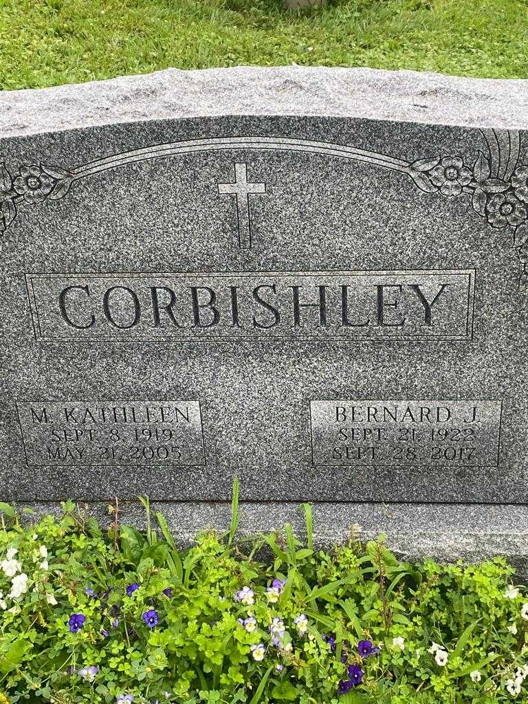 Bernard J. Corbishley's grave. Photo 3