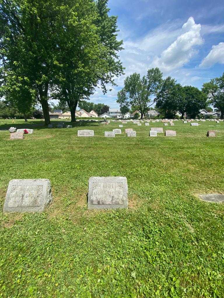 August Dreiling's grave. Photo 1