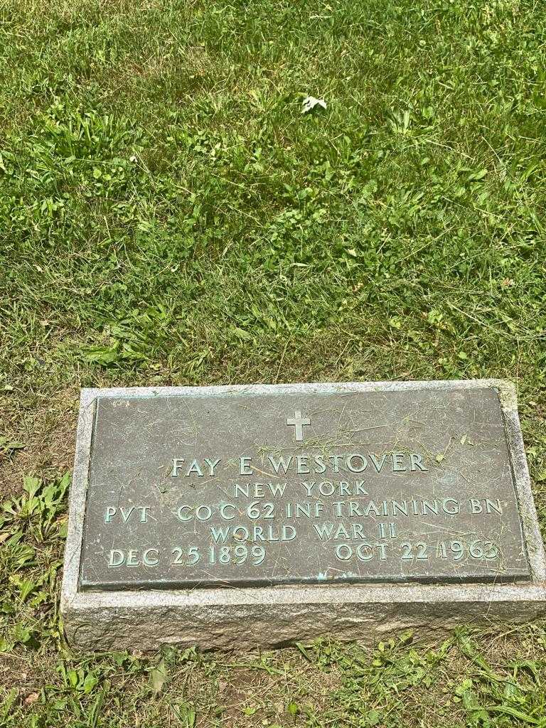 Fay E. Westover's grave. Photo 3