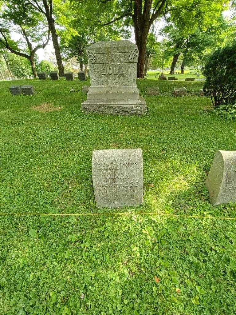 Charles D. Clark's grave. Photo 1