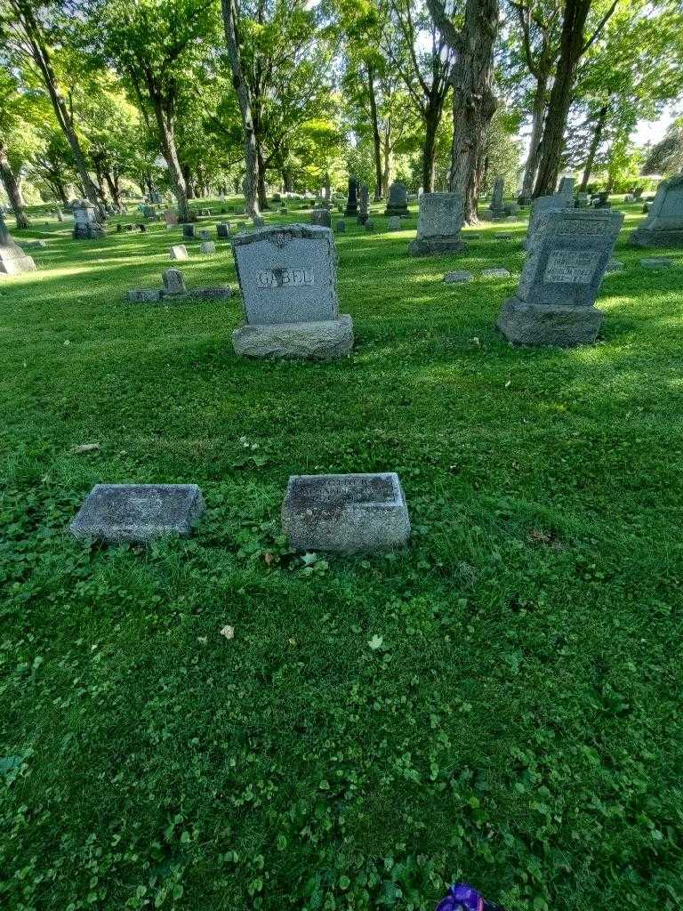 Katharine Gabel's grave. Photo 1