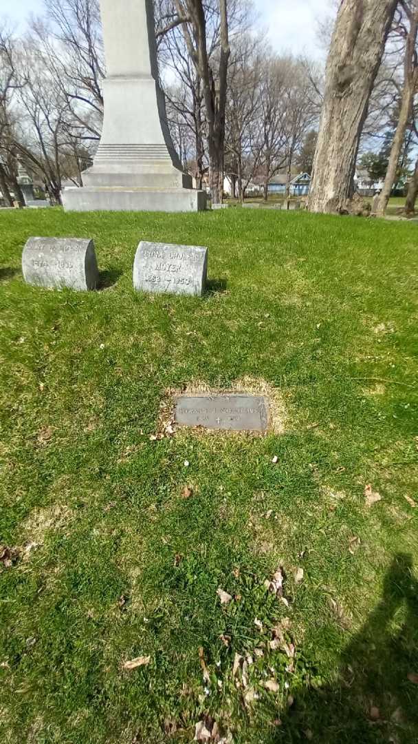 Edward J. Cornelius's grave. Photo 1
