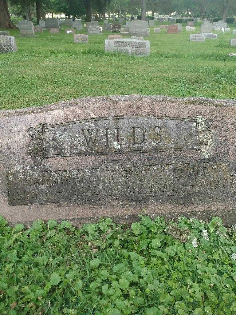 Elmer Wilds's grave. Photo 2