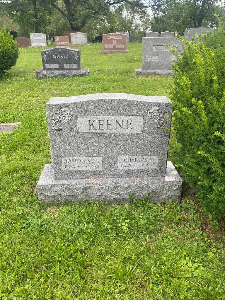 Charles L. Keene's grave. Photo 2