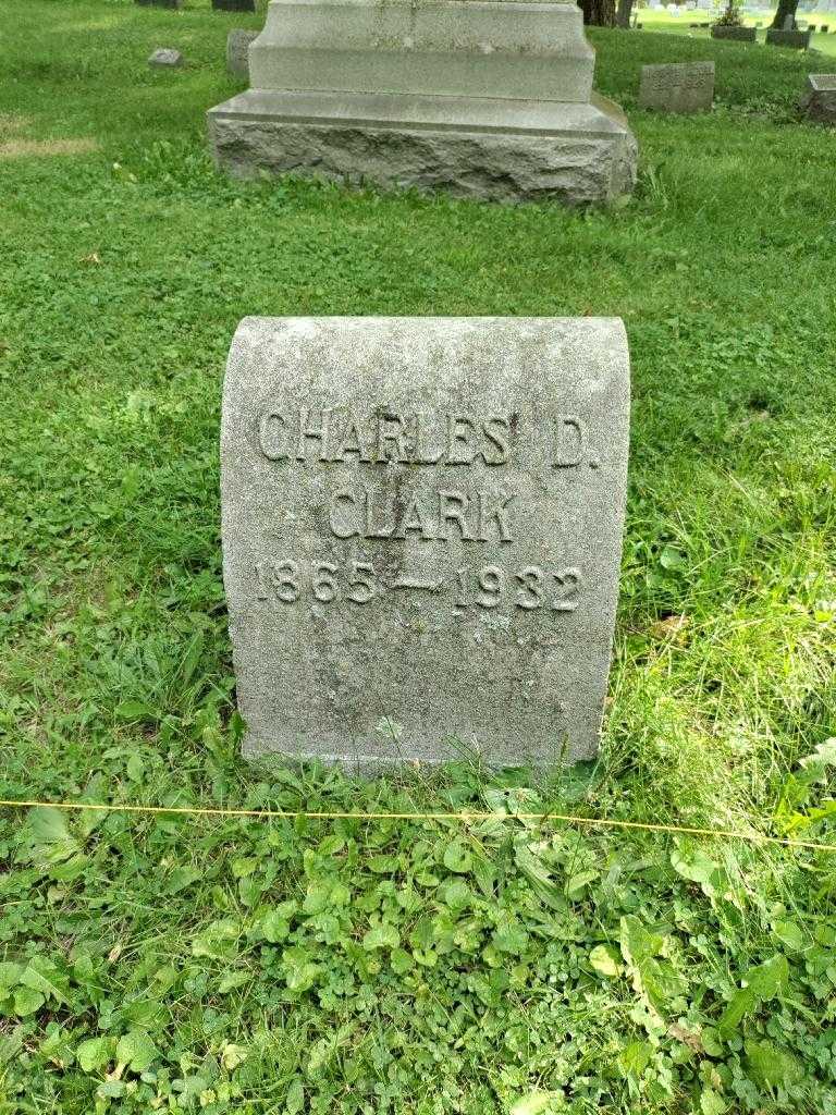 Charles D. Clark's grave. Photo 2