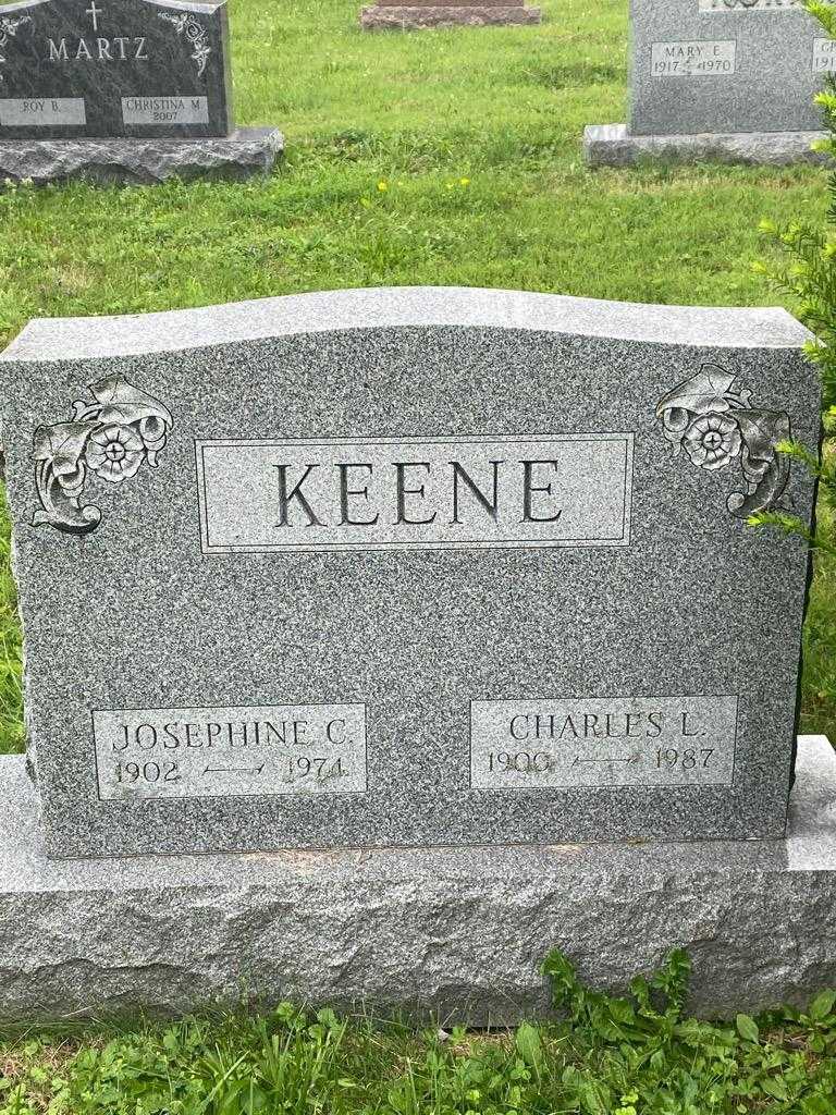 Josephine C. Keene's grave. Photo 3