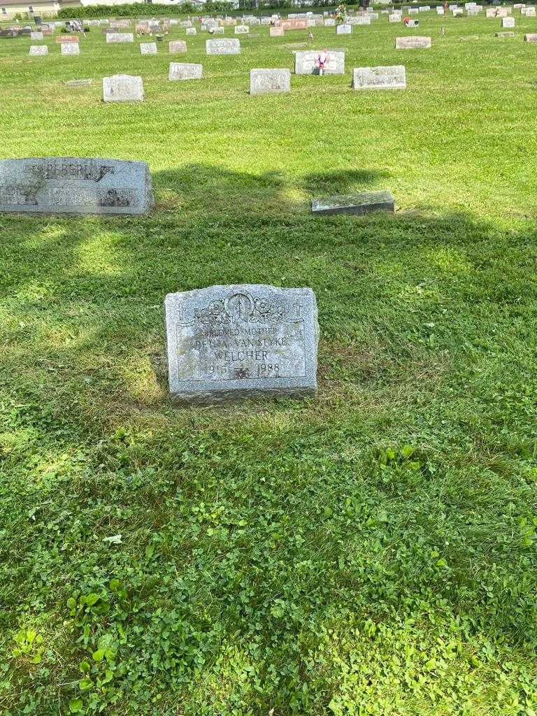 Retha Welcher Van Slyke's grave. Photo 2