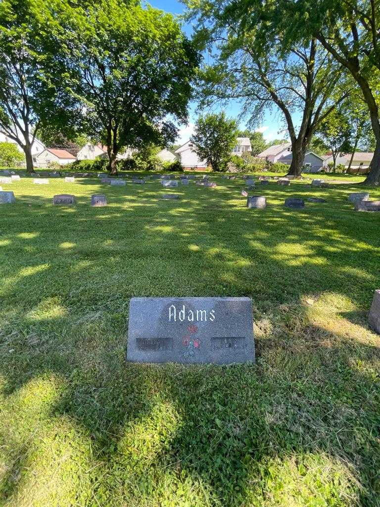 Louis Adams's grave. Photo 2
