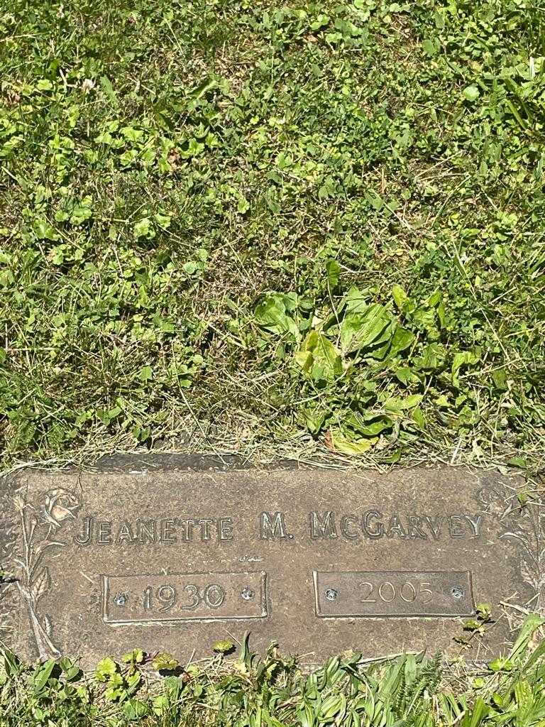 Jeanette M. McGarvey's grave. Photo 3