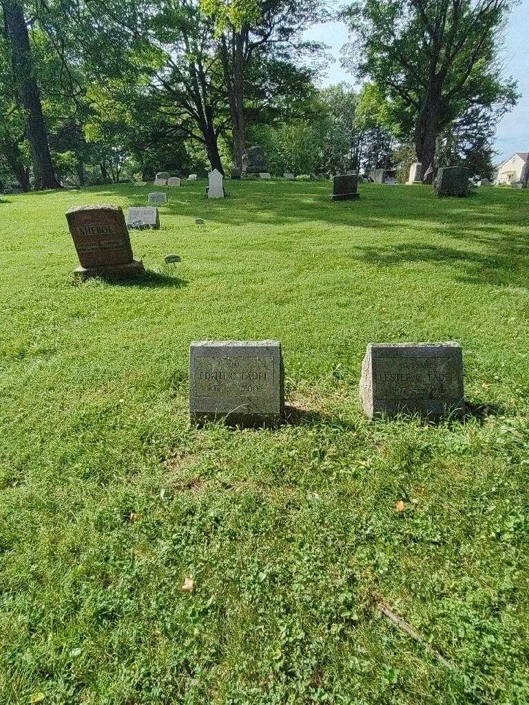 Edith C. Fadel's grave. Photo 1
