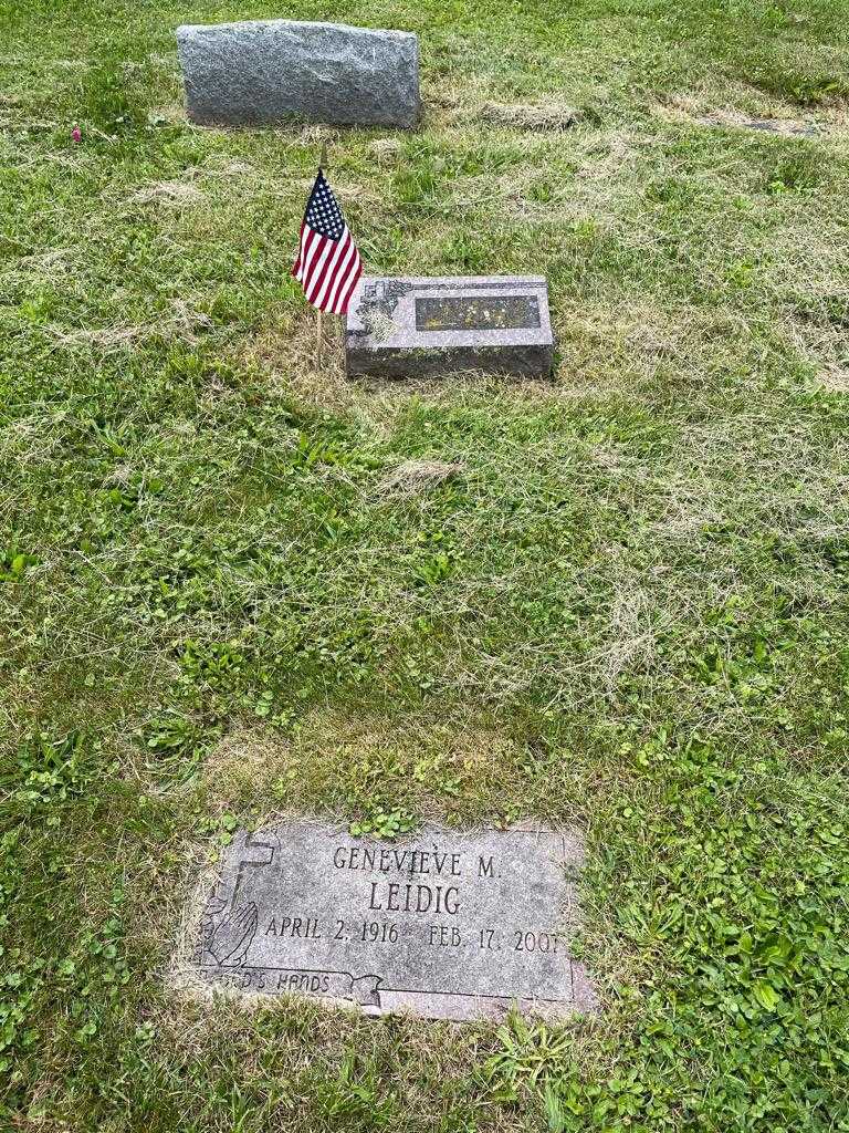 Genevieve M. Leidig's grave. Photo 2