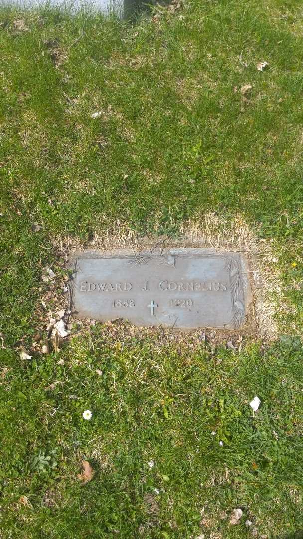 Edward J. Cornelius's grave. Photo 2